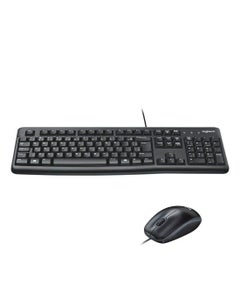 Kit Teclado e Mouse Logitech MK120 Preto USB