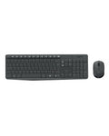 Kit Teclado e Mouse Logitech MK235 Preto sem fio