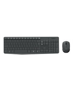 Kit Teclado e Mouse Logitech MK235 Preto sem fio